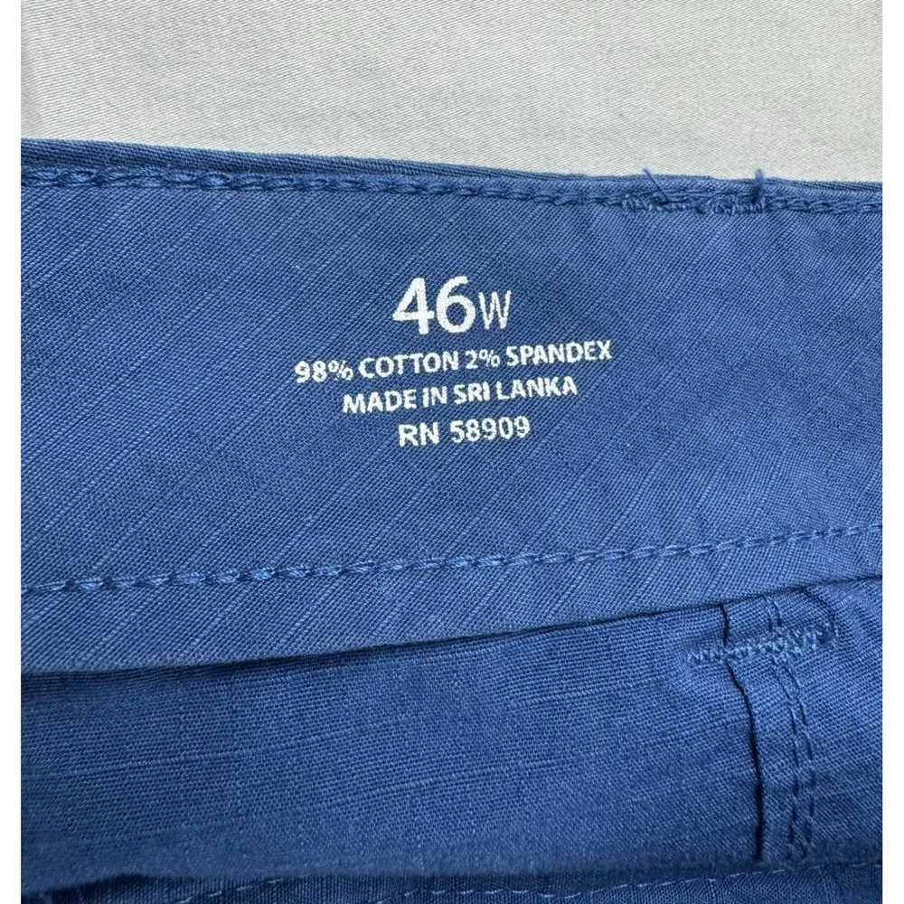 Roundtree & Yorke Casuals Big Man Blue Cargo Shorts 46 Ripstop